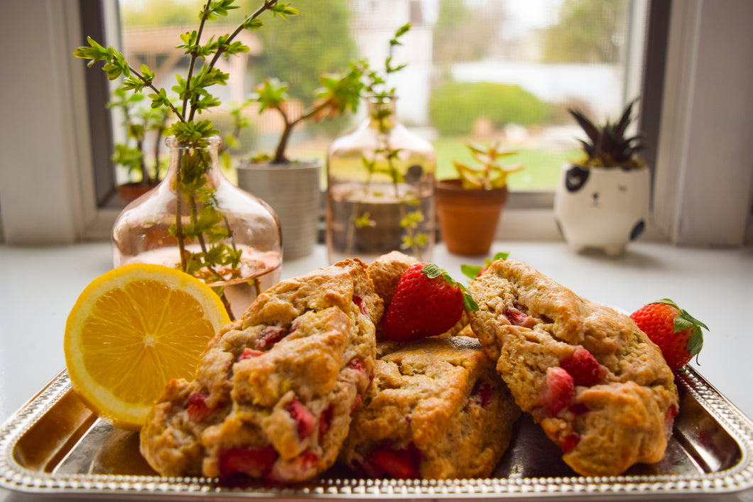 Strawberry Lemon Scones