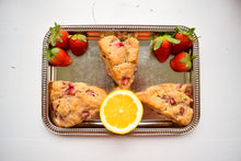 Load image into Gallery viewer, Strawberry Lemon Scones

